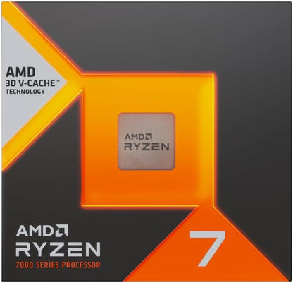 AMD Ryzen 7 7700X3D Desktop Processor – 8 Core, 16 Thread, Up to 4.5 GHz, 104MB Cache, AM5