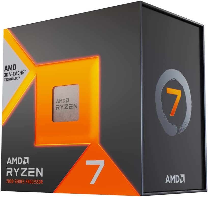AMD Ryzen 7 7800X3D Desktop Processor – 8-Core / 16-Thread, 104MB Cache, Up to 5.0 GHz