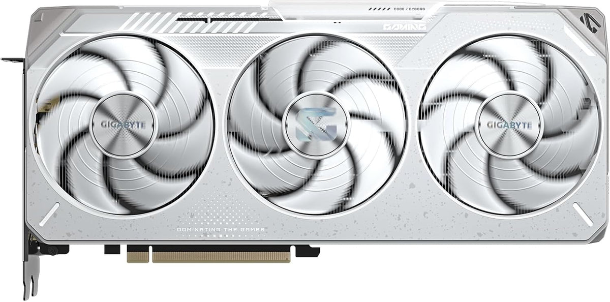 Gigabyte Radeon RX 9070 XT GAMING OC ICE 16G White Graphics Card - 16GB GDDR6 PCI-E 5.0 (GV-R907XGAMINGOCICE-16GD)