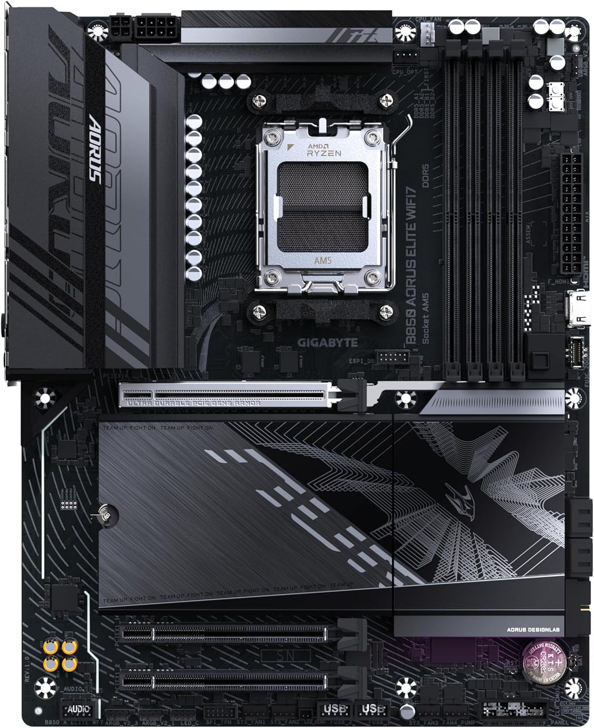 Gigabyte B850 AORUS ELITE WIFI7 AMD Ryzen AM5 ATX Motherboard (B850 AORUS ELITE WIFI7)
